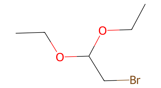 ブロモアセトアルデヒドジエチルアセタール の化学構造