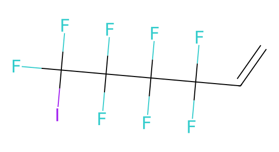 3,3,4,4,5,5,6,6-オクタフルオロ-6-ヨードヘキサ-1-エン の化学構造