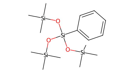 フェニルトリス(トリメチルシリルオキシ)シラン の化学構造