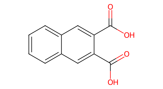 2,3-ナフタレンジカルボン酸 の化学構造