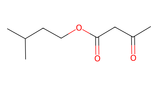 アセト酢酸イソアミル の化学構造