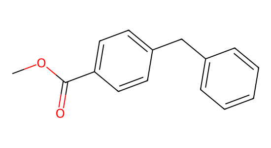 ４－ベンジル安息香酸メチル の化学構造