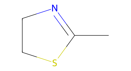 2-メチルチアゾリン の化学構造