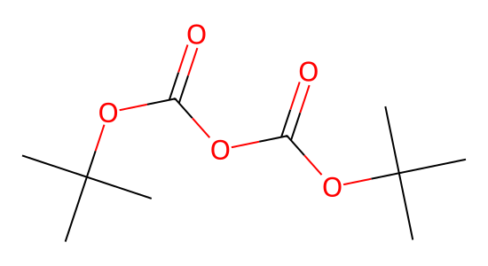 二炭酸ジ-tert-ブチル の化学構造