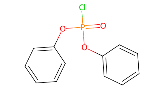 ジフェニルホスホリルクロリド の化学構造