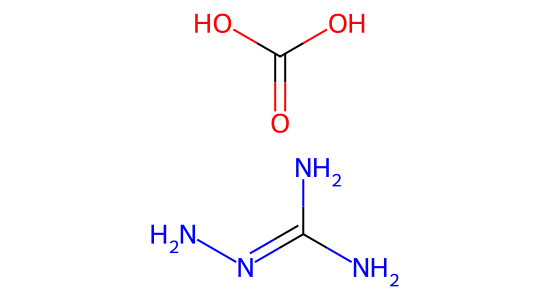 重炭酸アミノグアニジン の化学構造