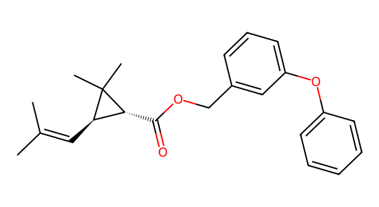 D-trans-フェノトリン の化学構造