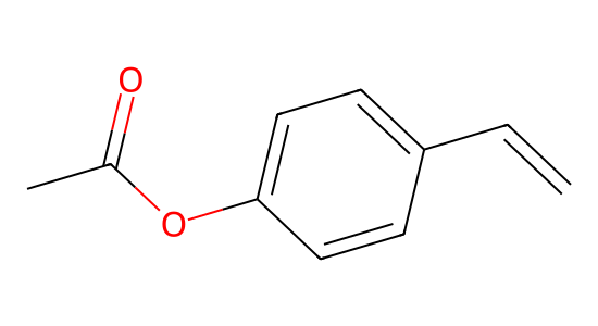 酢酸4-ビニルフェニル の化学構造