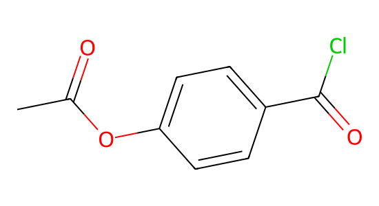 4-(アセトキシ)ベンゾイルクロリド の化学構造