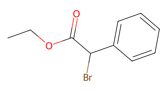 2-ブロモ-2-フェニル酢酸エチル の化学構造