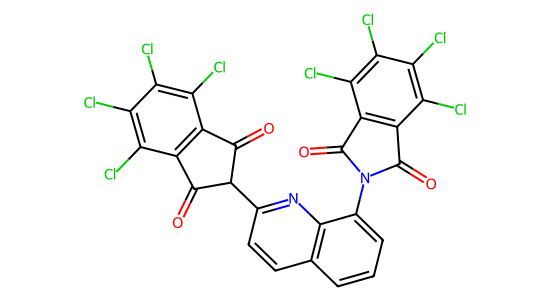 ピグメントイエロー138 の化学構造
