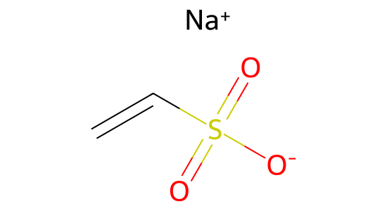 ビニルスルホン酸ナトリウム (35%水溶液) の化学構造