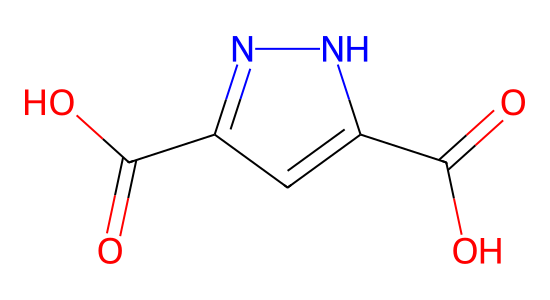 3,5-ピラゾールジカルボン酸 の化学構造
