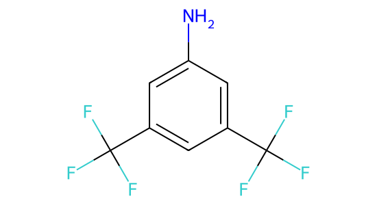 3,5-ビス(トリフルオロメチル)アニリン の化学構造