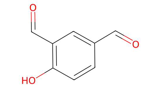 4-ヒドロキシイソフタルアルデヒド の化学構造