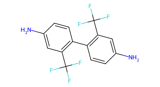 2,2'-ビス(トリフルオロメチル)ベンジジン の化学構造