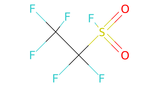 ペンタフルオロエタンスルホニルフルオリド の化学構造