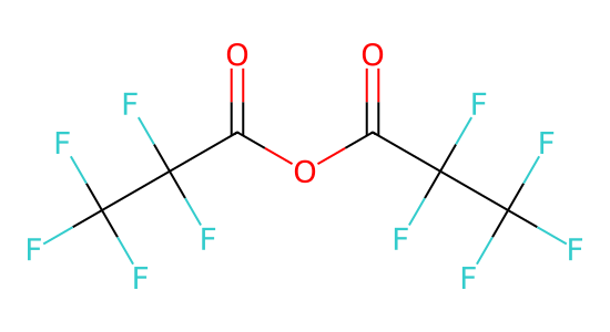 ペンタフルオロプロピオン酸無水物 の化学構造