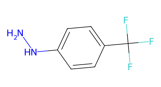 4-(トリフルオロメチル)フェニルヒドラジン の化学構造