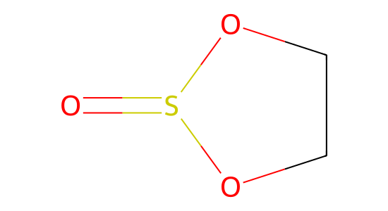 1,3,2-ジオキサチオラン2-オキシド の化学構造