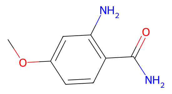 2-アミノ-4-メトキシベンズアミド の化学構造