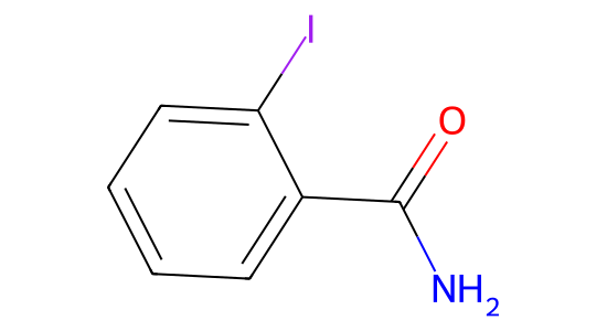 2-ヨードベンゼンカルボアミド の化学構造