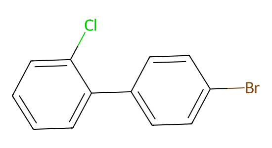 2-chloro- 4'-bromo-1,1'-Biphenyl の化学構造