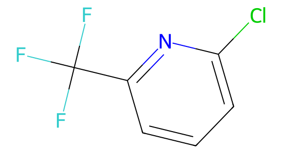 2-クロロ-6-(トリフルオロメチル)ピリジン の化学構造