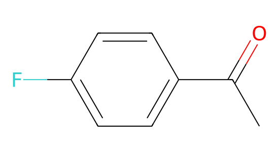 4-フルオロアセトフェノン の化学構造