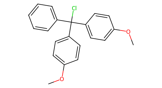 4,4'-ジメトキシトリチルクロリド の化学構造