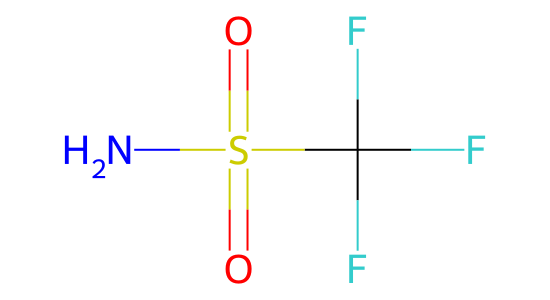 トリフルオロメタンスルホンアミド の化学構造