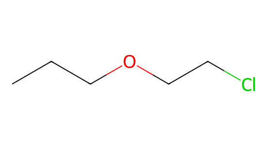 2-クロロエチルプロピルエーテル の化学構造