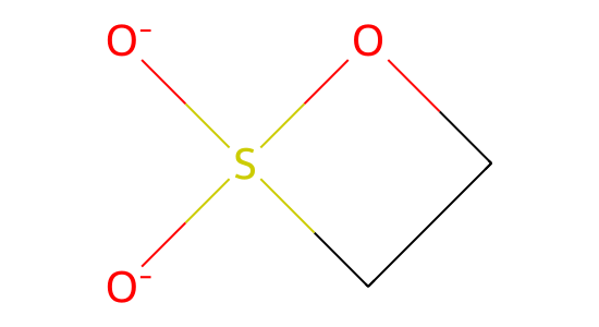 1,2-オキサチエタン2,2-ジオキシド の化学構造