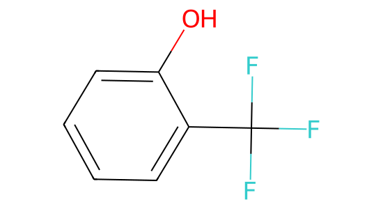 2-ヒドロキシベンゾトリフルオリド の化学構造