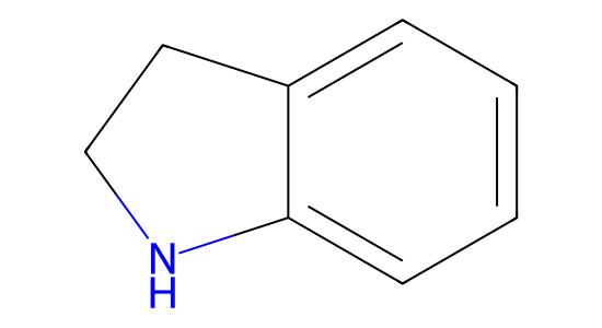 インドリン の化学構造