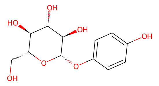 アルブチン の化学構造