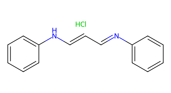 マロンアルデヒドジアニリド塩酸塩 の化学構造