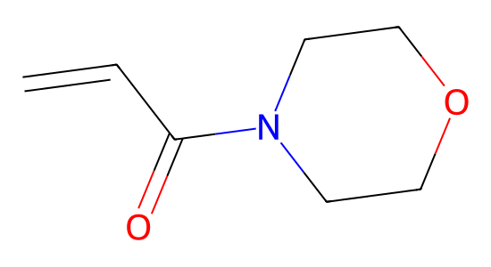 4-アクリロイルモルホリン の化学構造