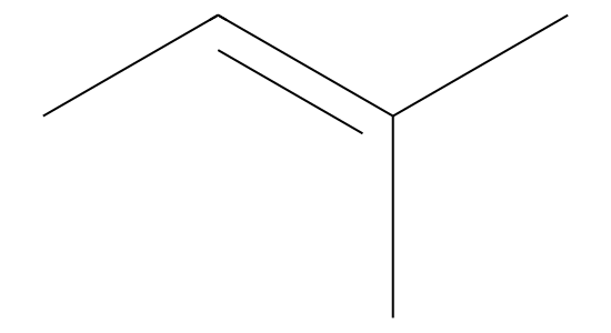 2-メチル-2-ブテン の化学構造
