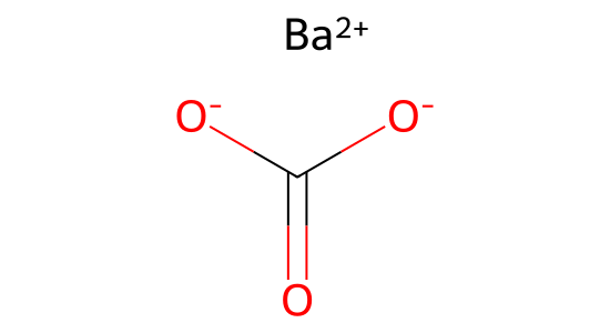 炭酸バリウム の化学構造