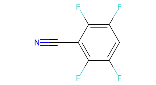 2,3,5,6-テトラフルオロベンゾニトリル の化学構造