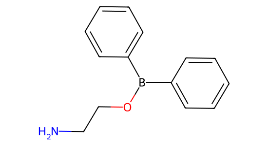 ジフェニルボリン酸2-アミノエチル の化学構造