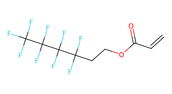 アクリル酸2-(パーフルオロブチル)エチル の化学構造