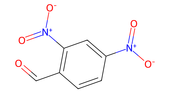 2,4-ジニトロベンズアルデヒド の化学構造