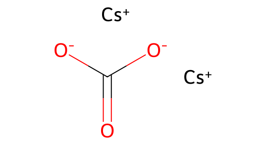 炭酸ジセシウム の化学構造