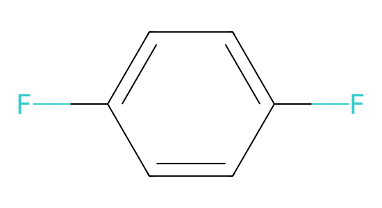 1,4-ジフルオロベンゼン の化学構造