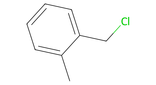 α-クロロ-o-キシレン の化学構造