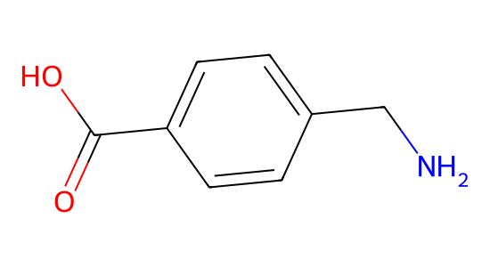 4-(アミノメチル)安息香酸 の化学構造