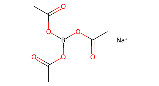 ナトリウムトリアセトキシボロヒドリド の化学構造
