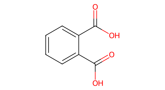 基性フタル酸 の化学構造